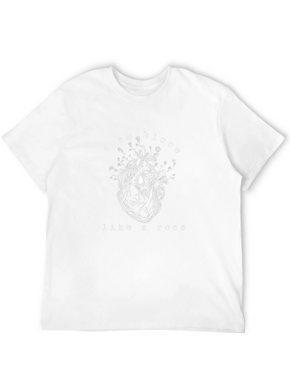 Anatomical Heart Bloom Graphic Tee - Unique Design
