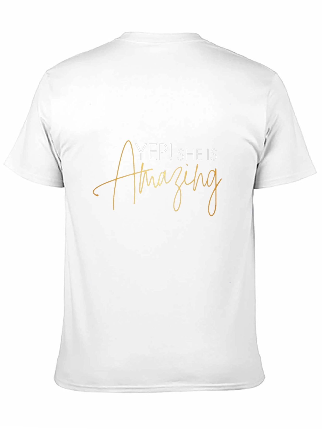 Yep! She is Amazing Black Graphic T-Shirt