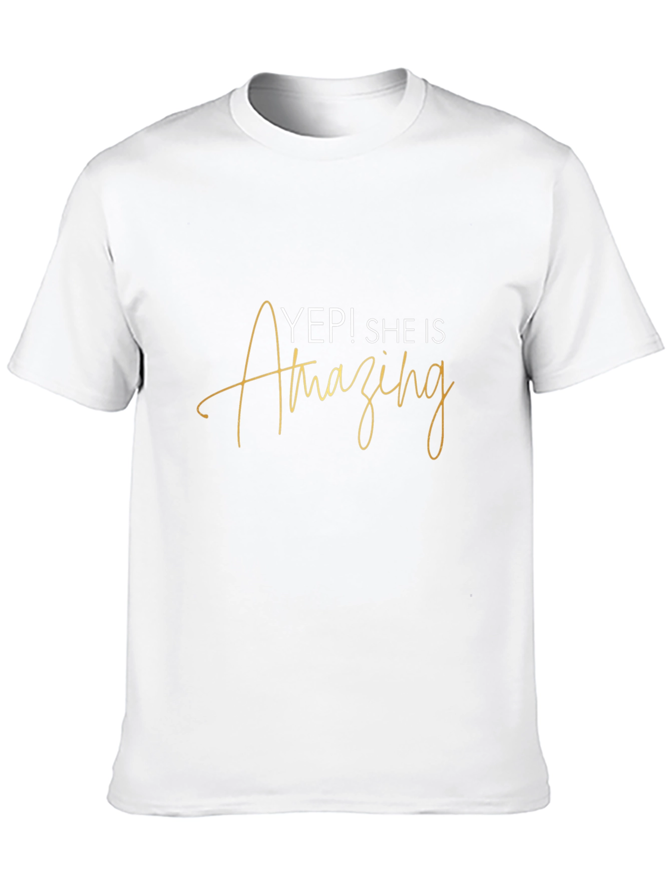 Yep! She is Amazing Black Graphic T-Shirt