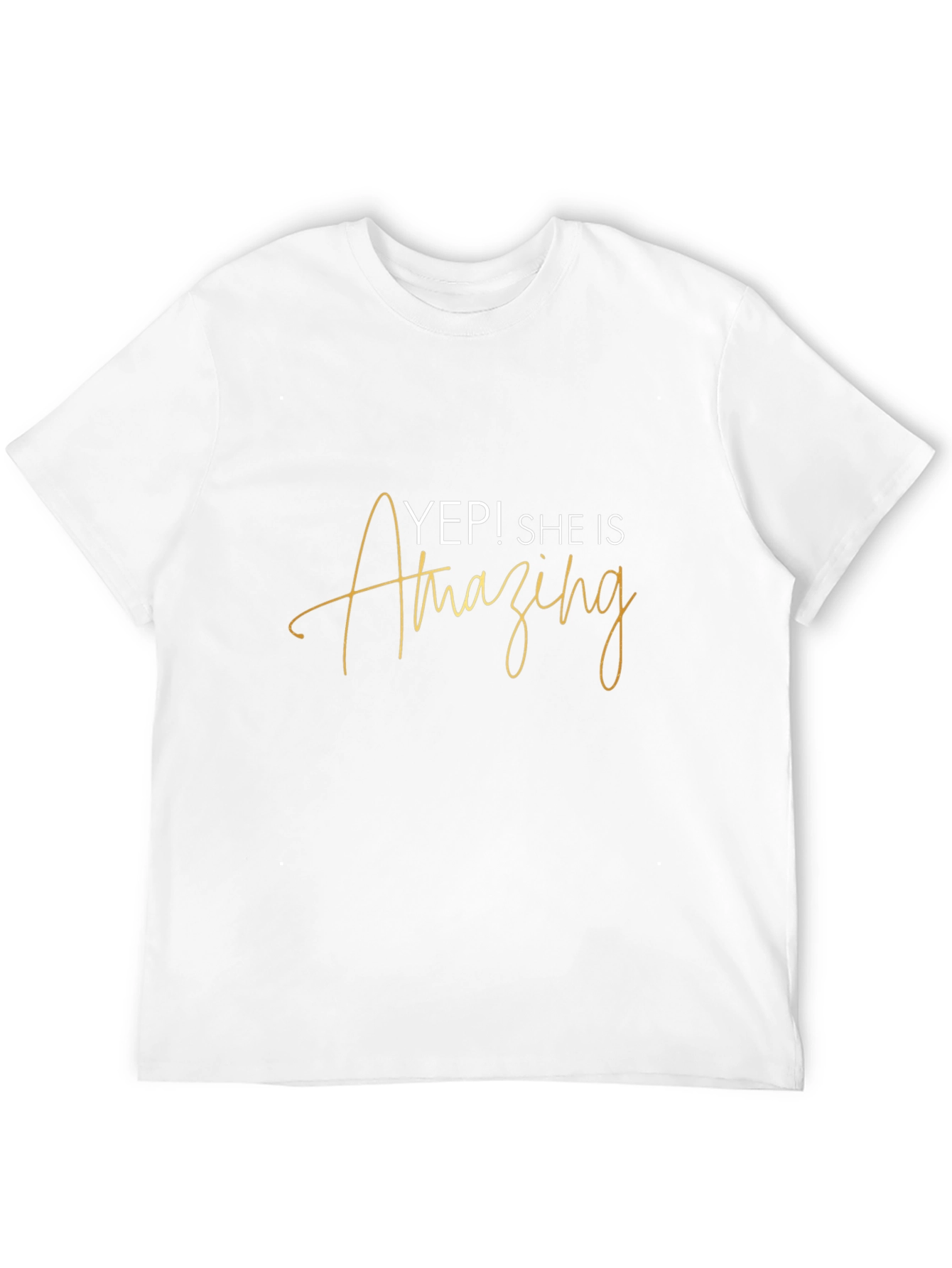 Yep! She is Amazing Black Graphic T-Shirt