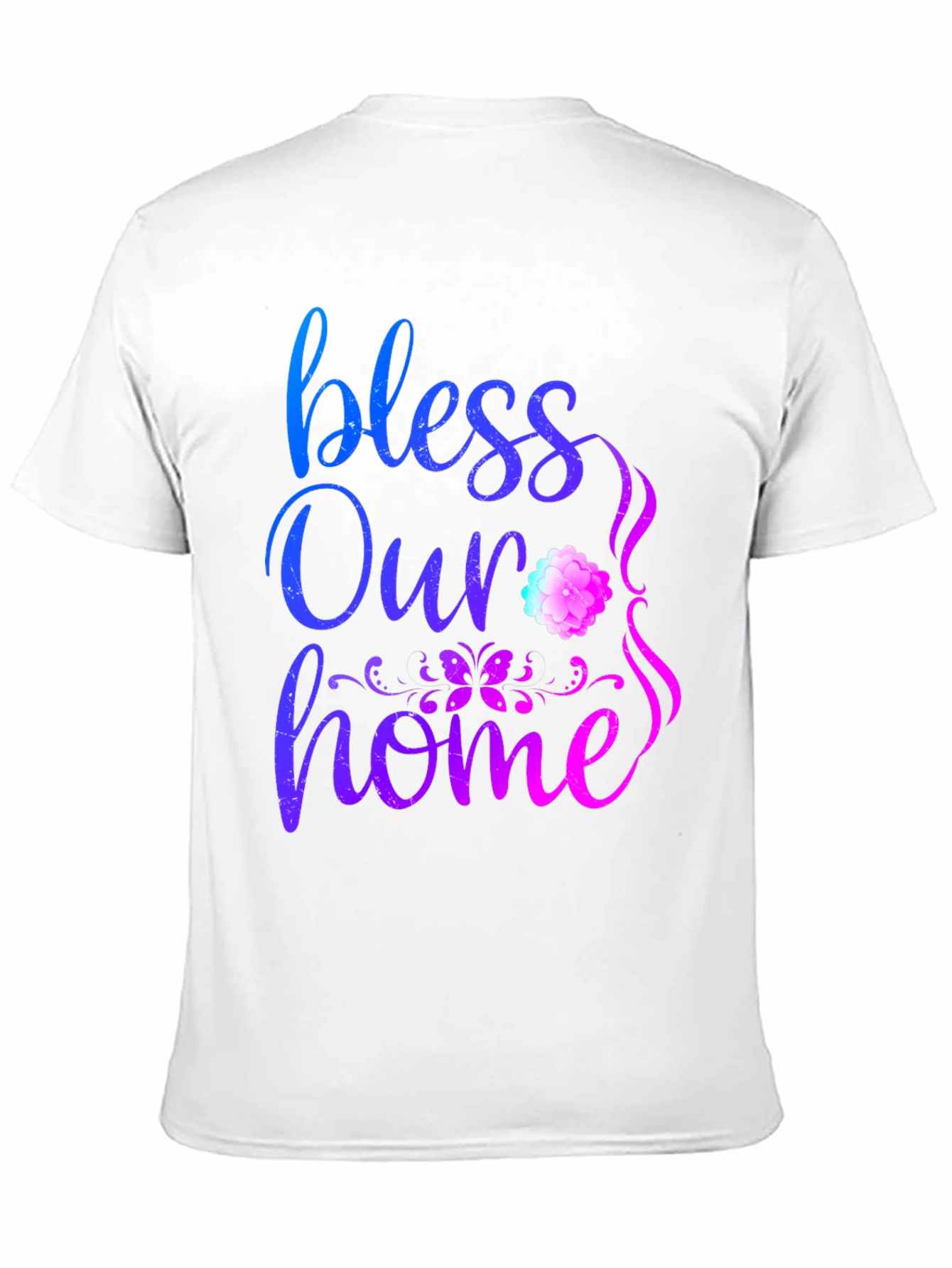 Bless Our Home Graphic Print T-Shirt