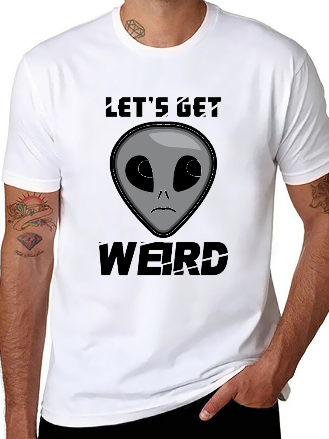 Lets Get Weird Alien T-Shirt