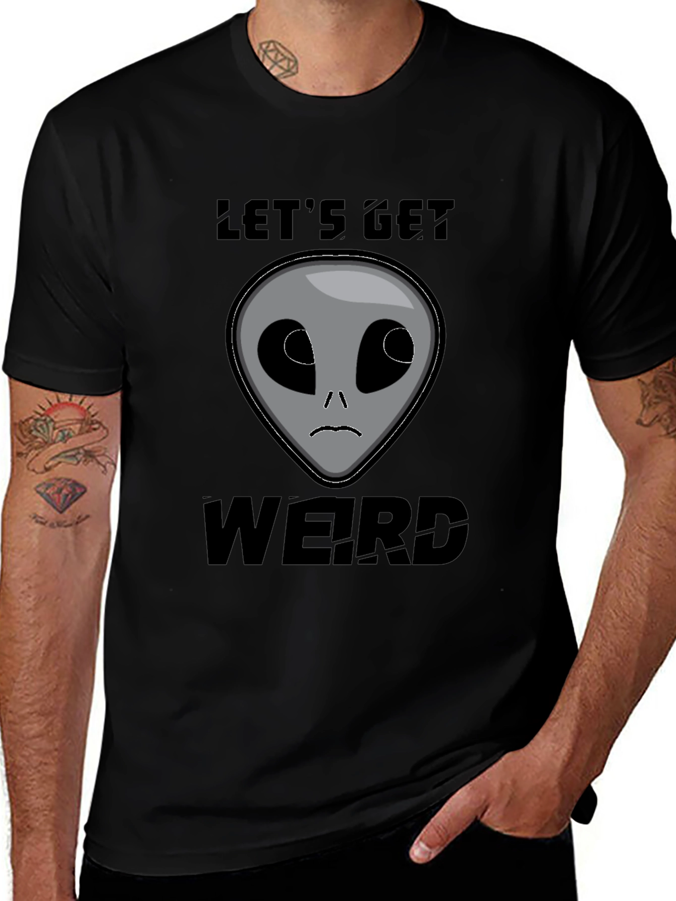 Lets Get Weird Alien T-Shirt