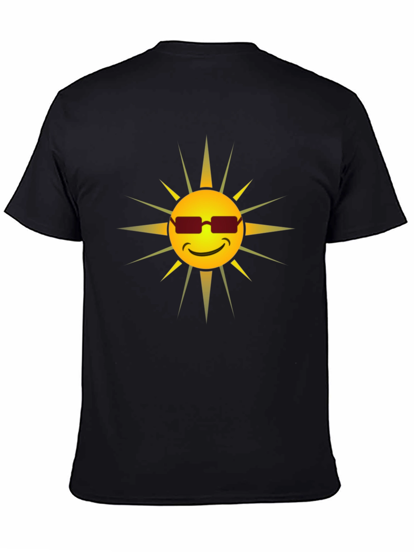 Cool Sun Graphic Tee - Black