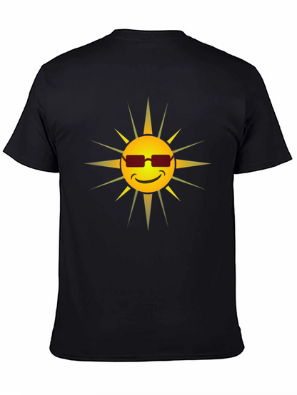 Cool Sun Graphic Tee - Black