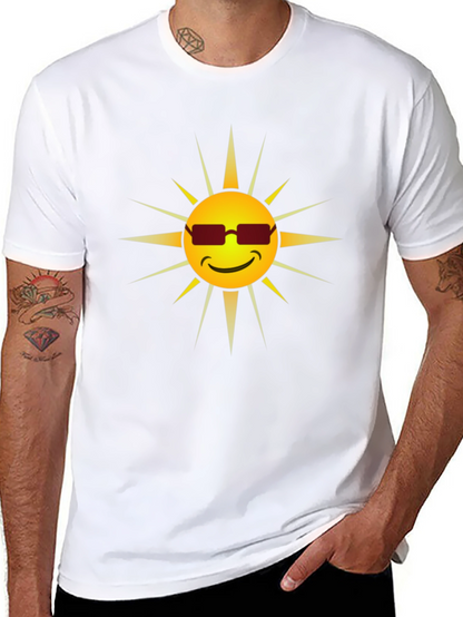 Cool Sun Graphic Tee - Black