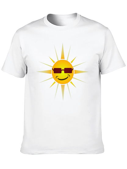 Cool Sun Graphic Tee - Black