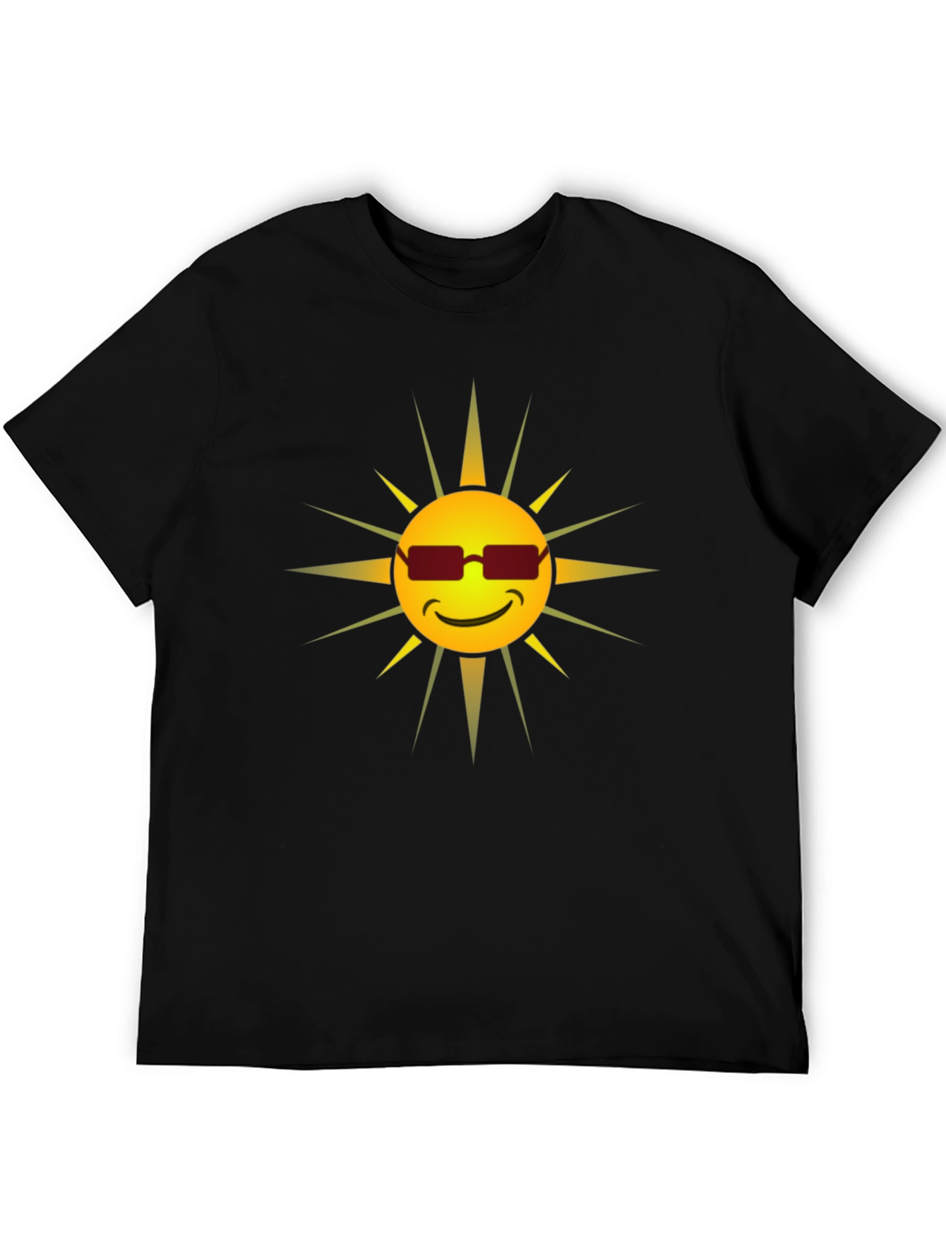 Cool Sun Graphic Tee - Black