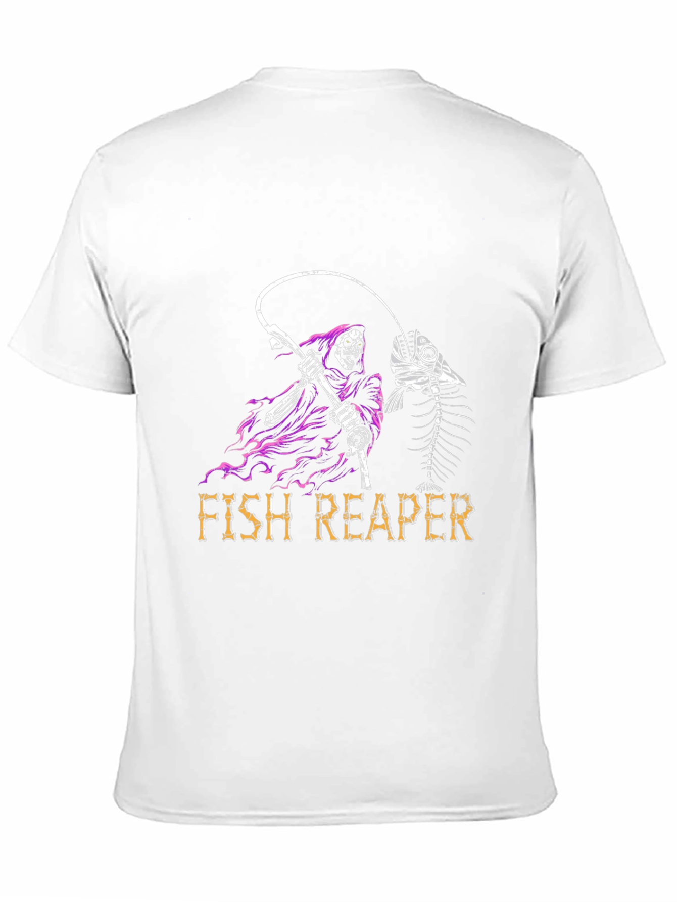 Fish Reaper T-Shirt - Grim Fishing Tee