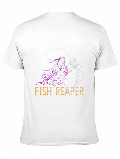 Fish Reaper T-Shirt - Grim Fishing Tee