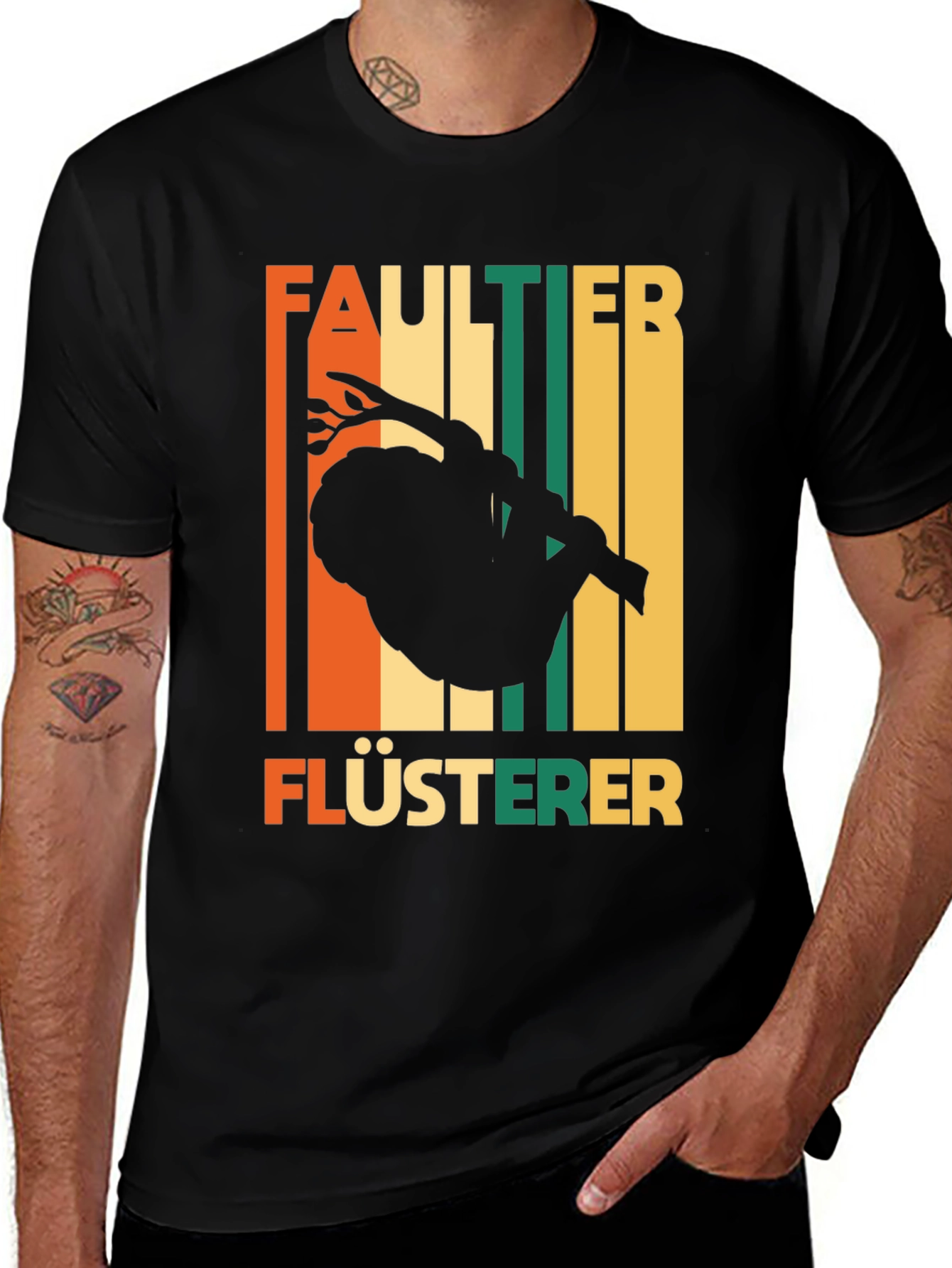 Funny Sloth Whisperer Mens T-Shirt