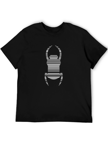 Barcode Beetle Graphic Tee - Black
