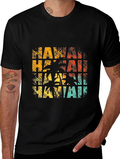 Hawaii Palm Tee - Island Vibes
