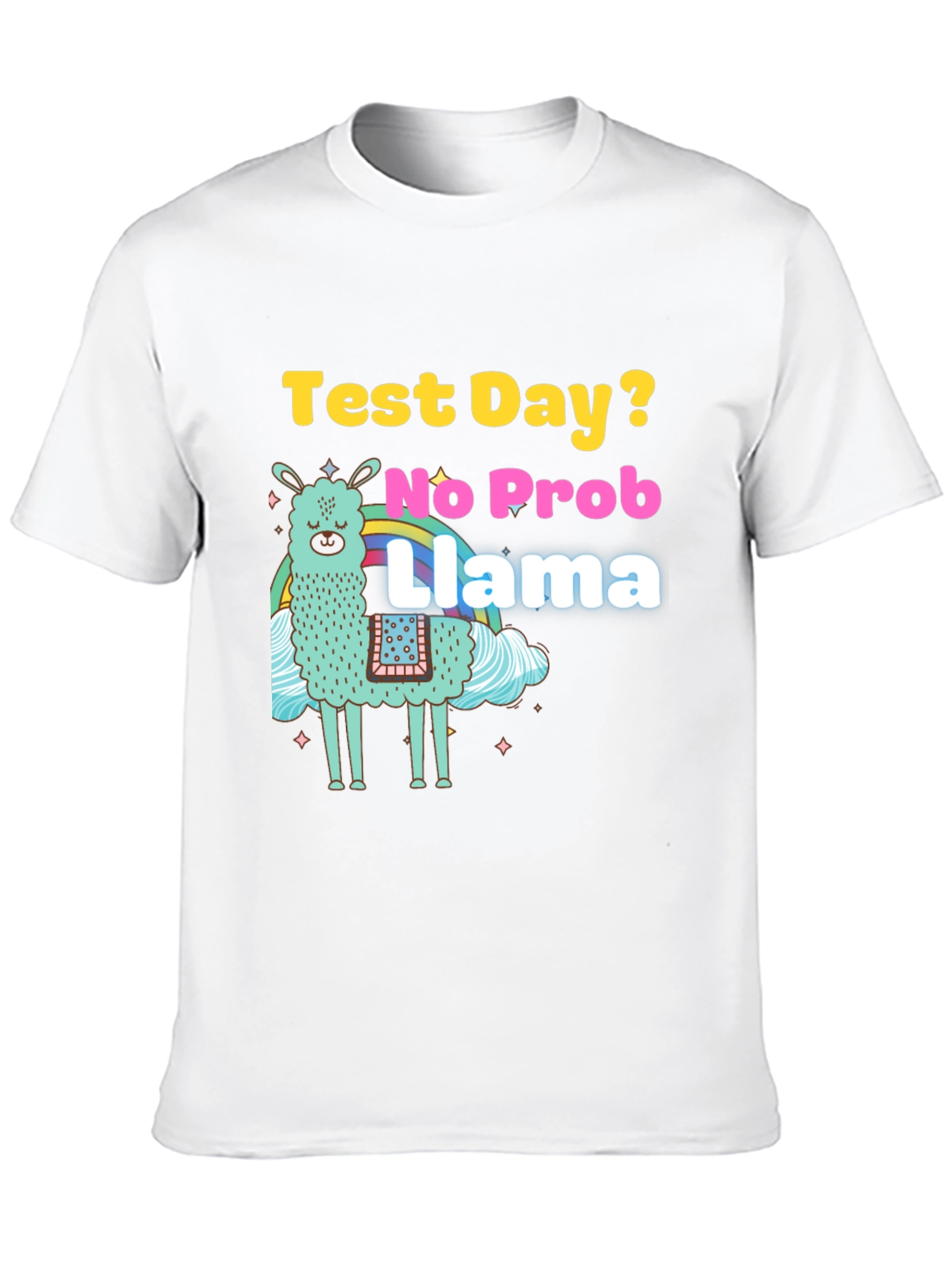 Test Day? No Prob Llama Graphic T-Shirt