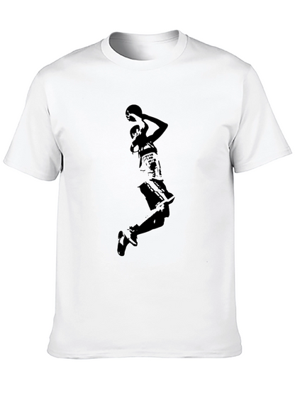 Black Basketball Player Graphic T-Shirt