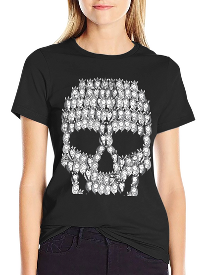 Unicorn Skull Black T-Shirt