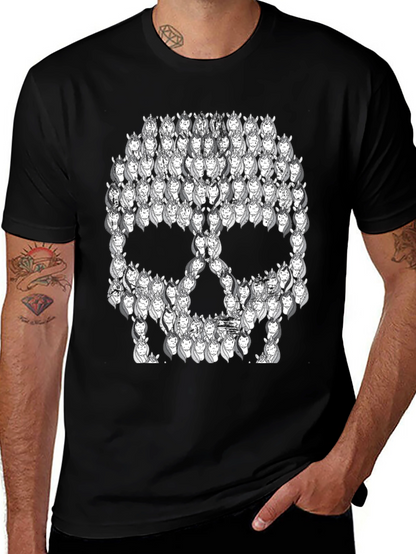 Unicorn Skull Black T-Shirt