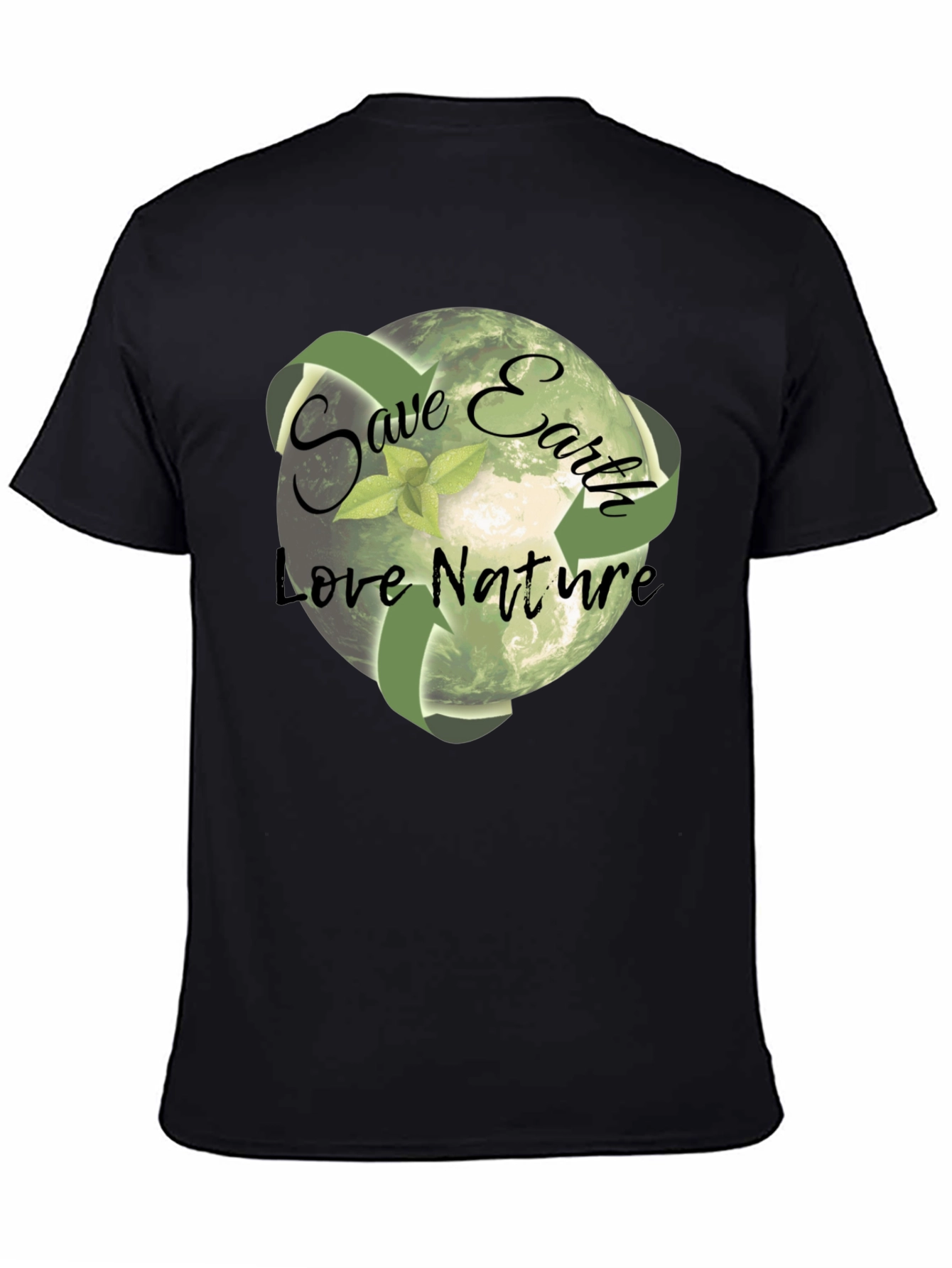 Eco-Friendly Save Earth Graphic T-Shirt