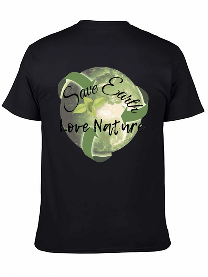 Eco-Friendly Save Earth Graphic T-Shirt