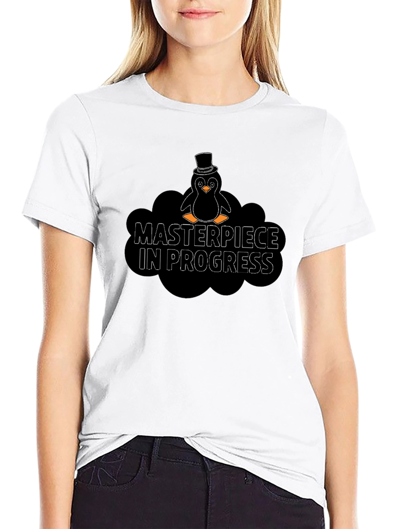 Masterpiece in Progress Penguin T-Shirt
