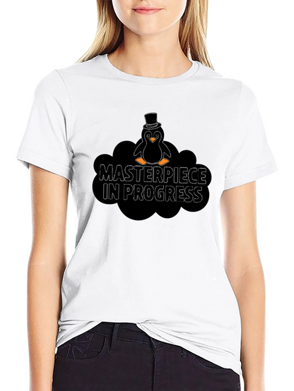 Masterpiece in Progress Penguin T-Shirt