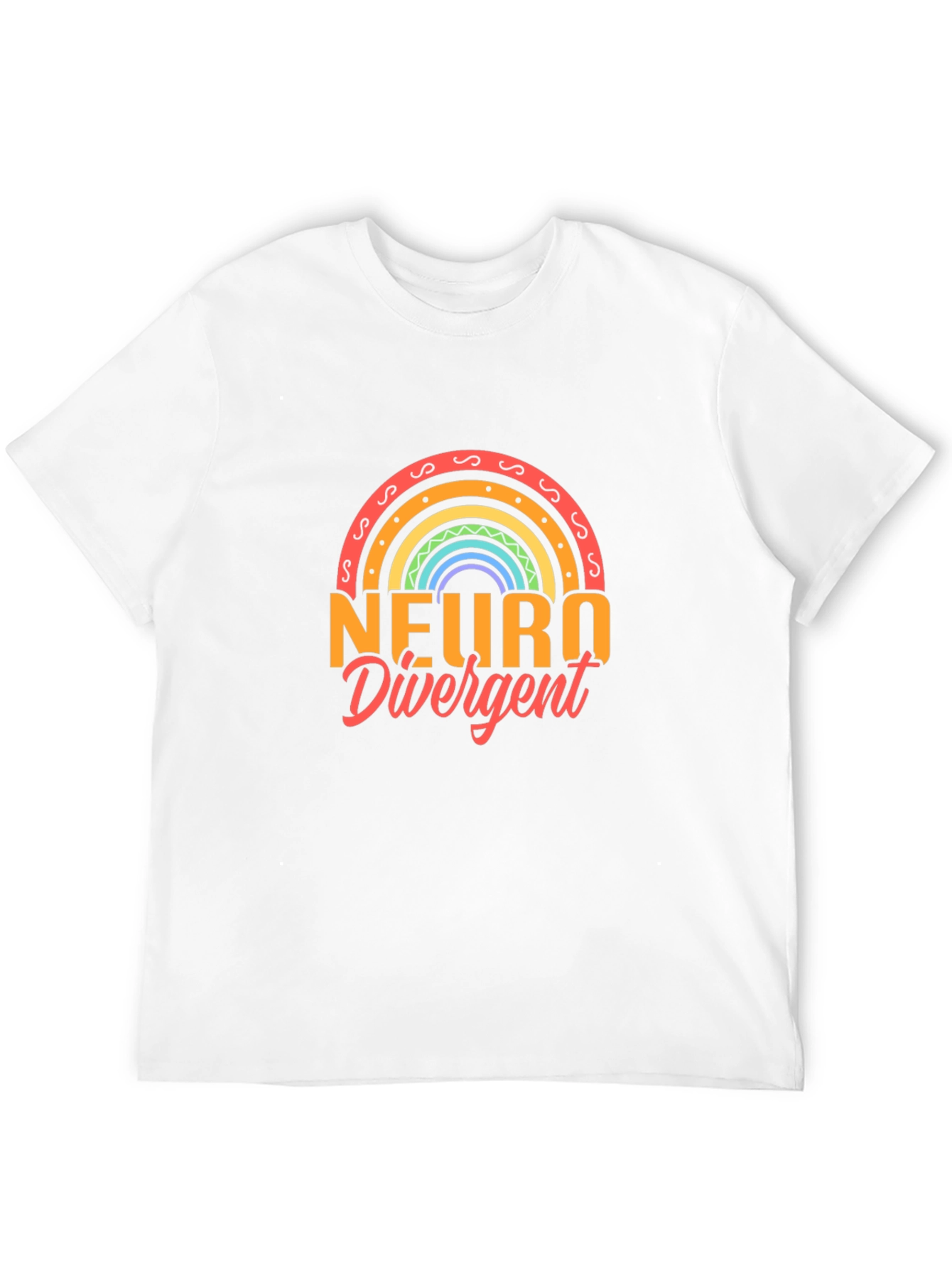 Neurodivergent Rainbow T-Shirt - Support Neurodiversity!