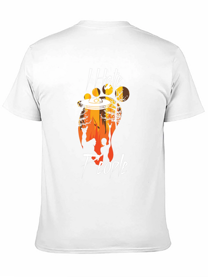I Hate People Bigfoot UFO T-Shirt