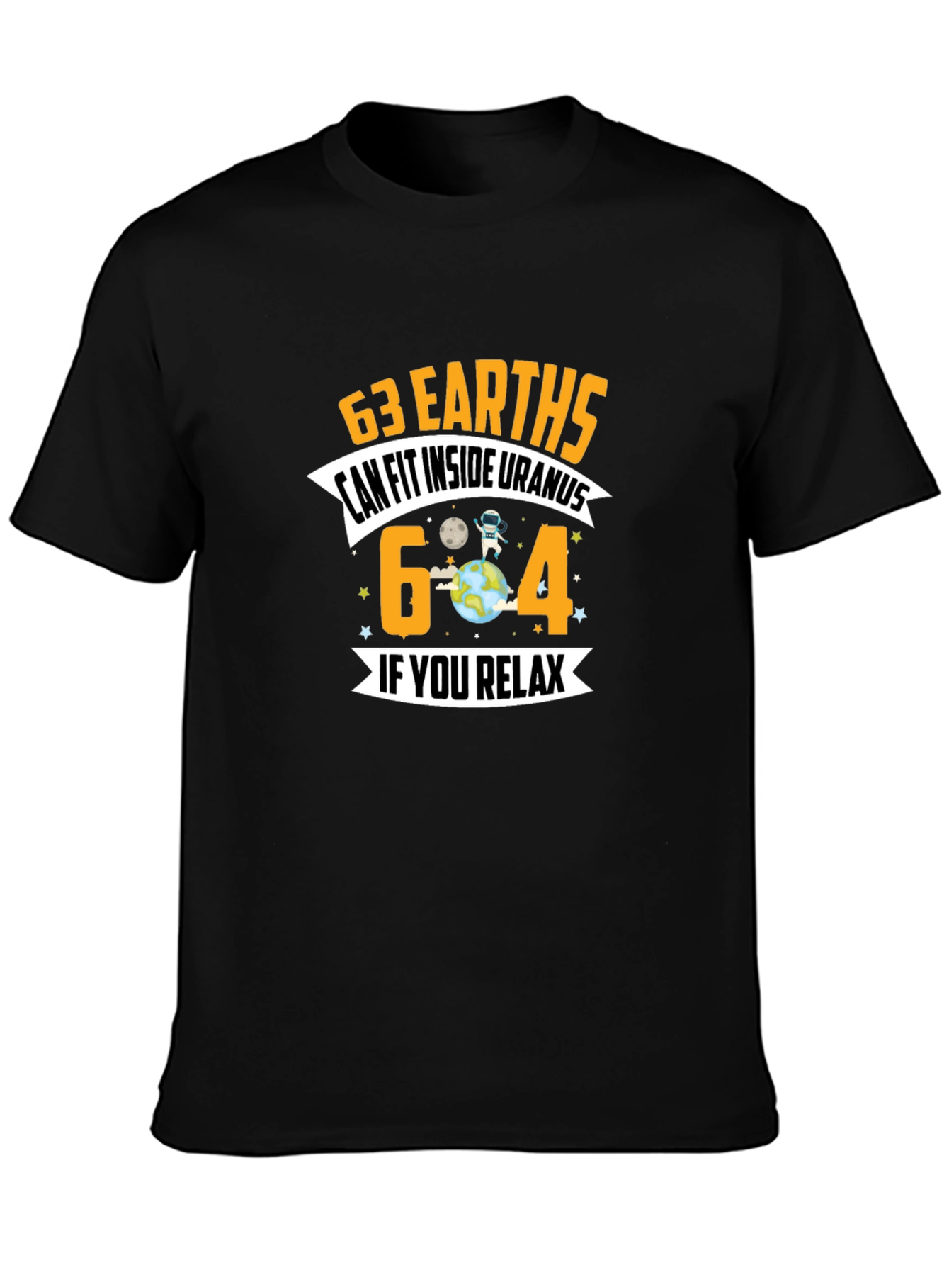 63 Earths Uranus Funny Graphic T-Shirt