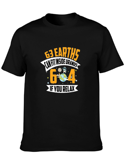 63 Earths Uranus Funny Graphic T-Shirt