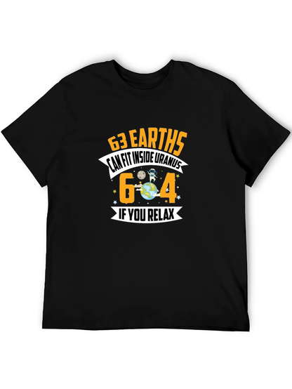 63 Earths Uranus Funny Graphic T-Shirt