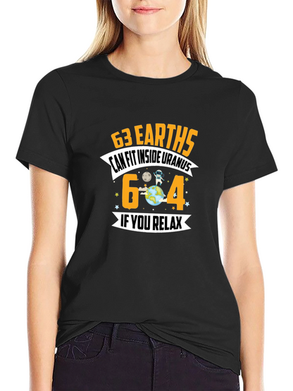 63 Earths Uranus Funny Graphic T-Shirt