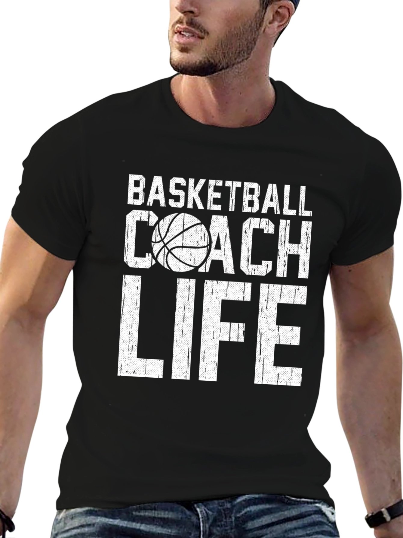 Basketball Coach Life Graphic T-Shirt