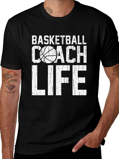 Basketball Coach Life Graphic T-Shirt
