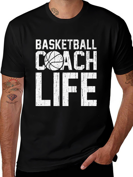 Basketball Coach Life Graphic T-Shirt