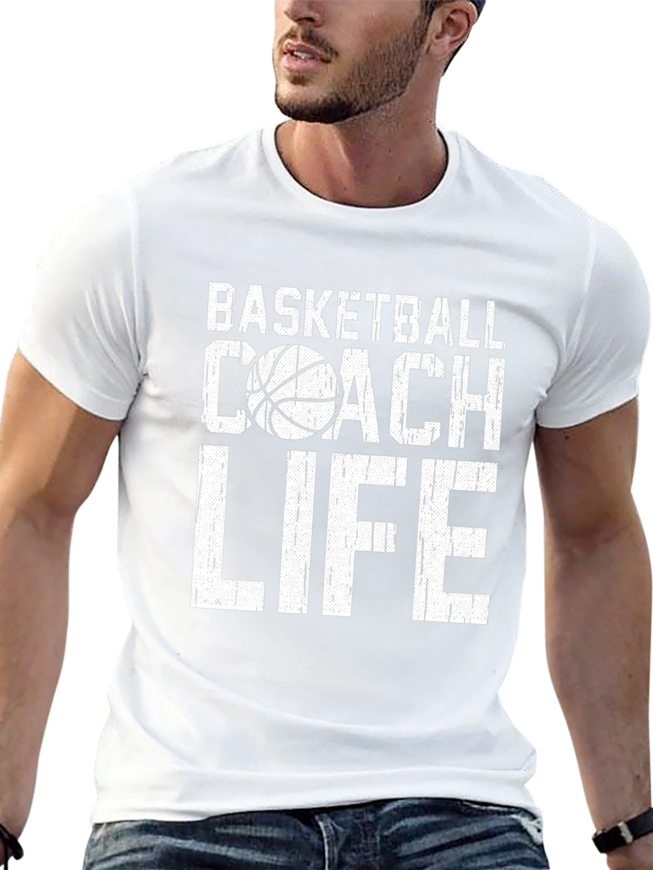 Basketball Coach Life Graphic T-Shirt