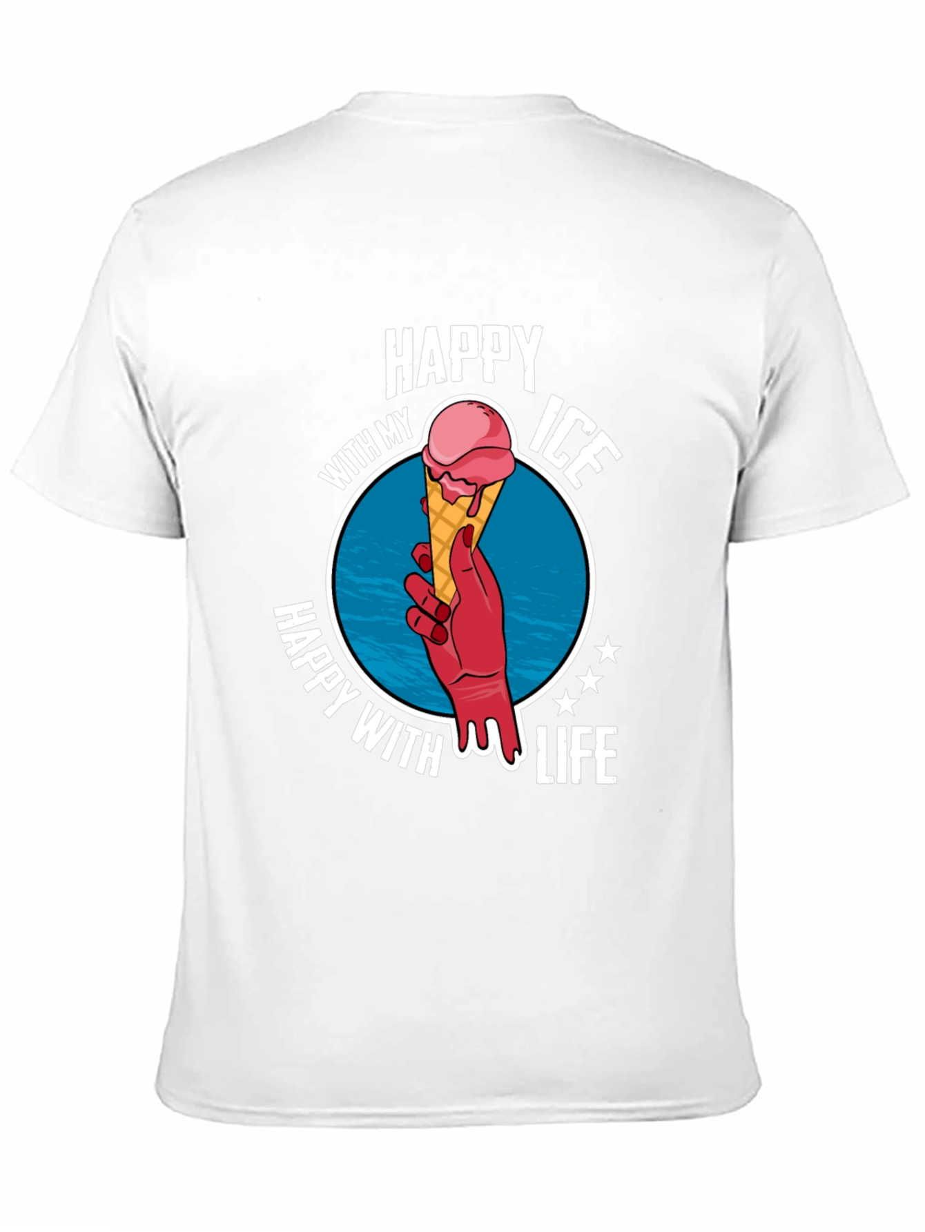 Happy With My Ice Cream Life T-Shirt