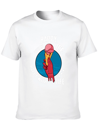 Happy With My Ice Cream Life T-Shirt