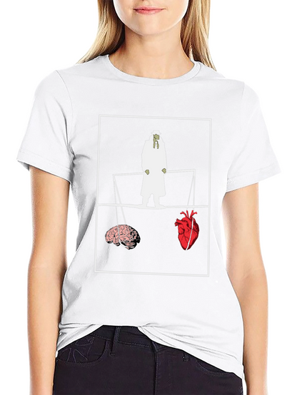 Brain vs. Heart T-Shirt - Philosophy Tee