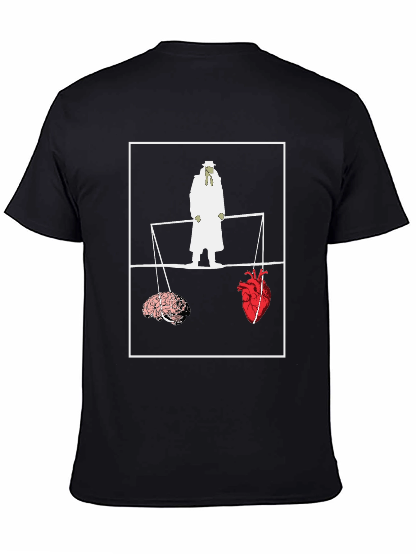 Brain vs. Heart T-Shirt - Philosophy Tee