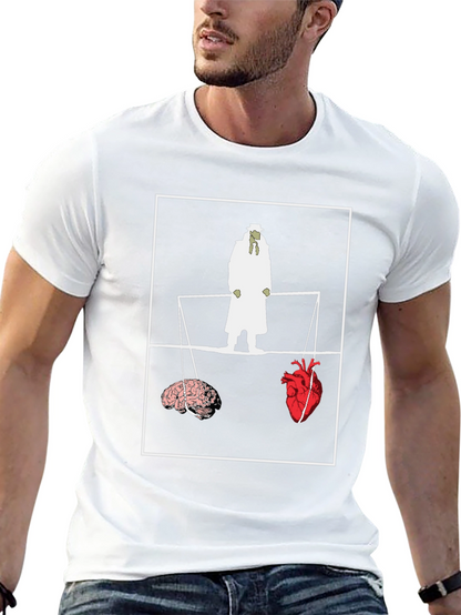 Brain vs. Heart T-Shirt - Philosophy Tee