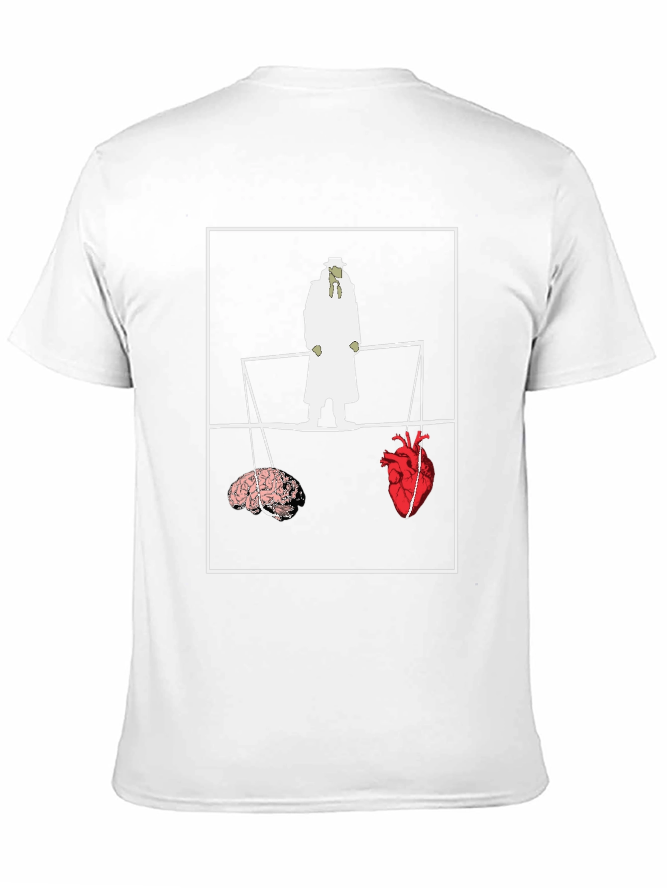 Brain vs. Heart T-Shirt - Philosophy Tee