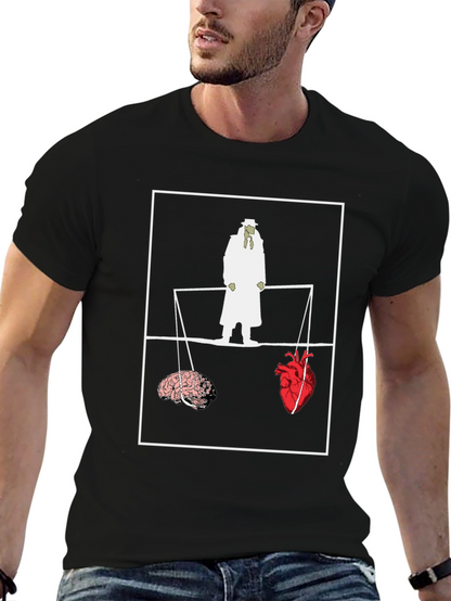 Brain vs. Heart T-Shirt - Philosophy Tee