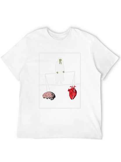 Brain vs. Heart T-Shirt - Philosophy Tee