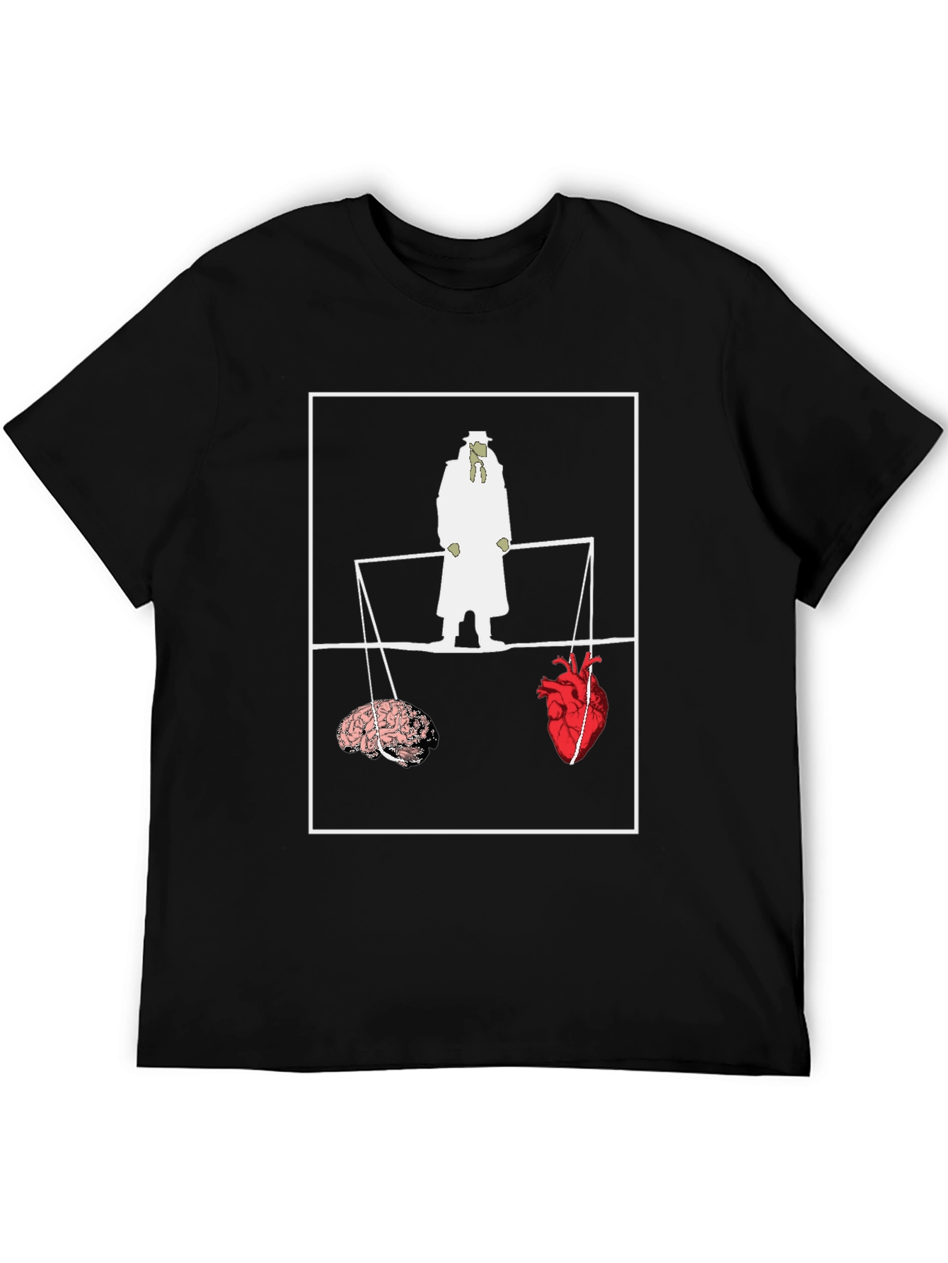 Brain vs. Heart T-Shirt - Philosophy Tee