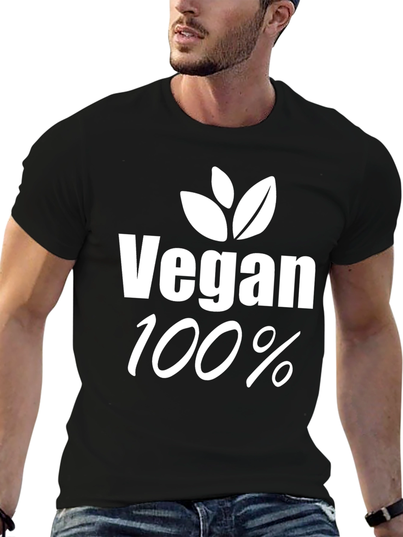Vegan 100% T-Shirt - Black