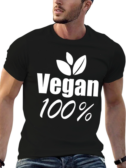 Vegan 100% T-Shirt - Black