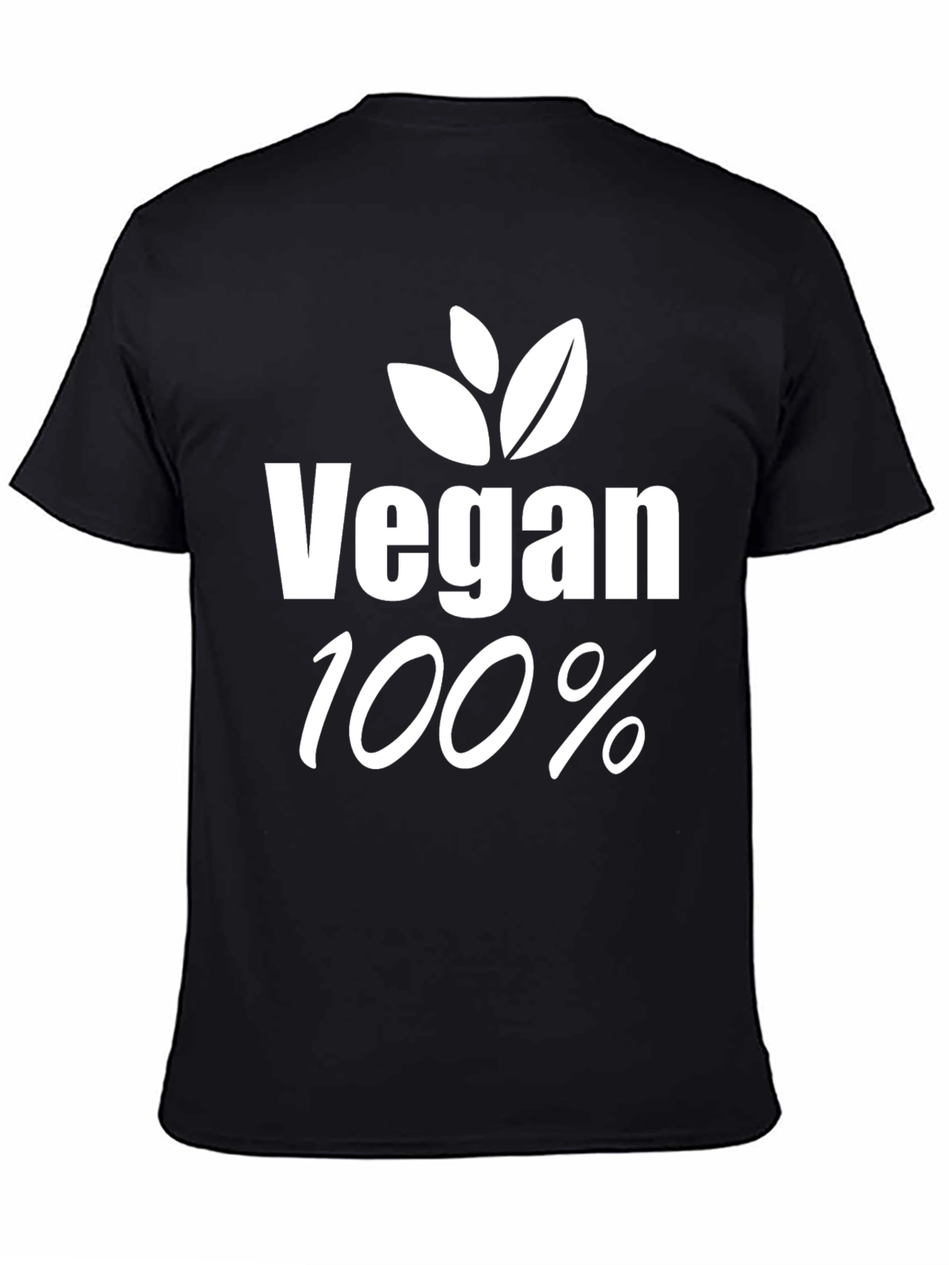 Vegan 100% T-Shirt - Black