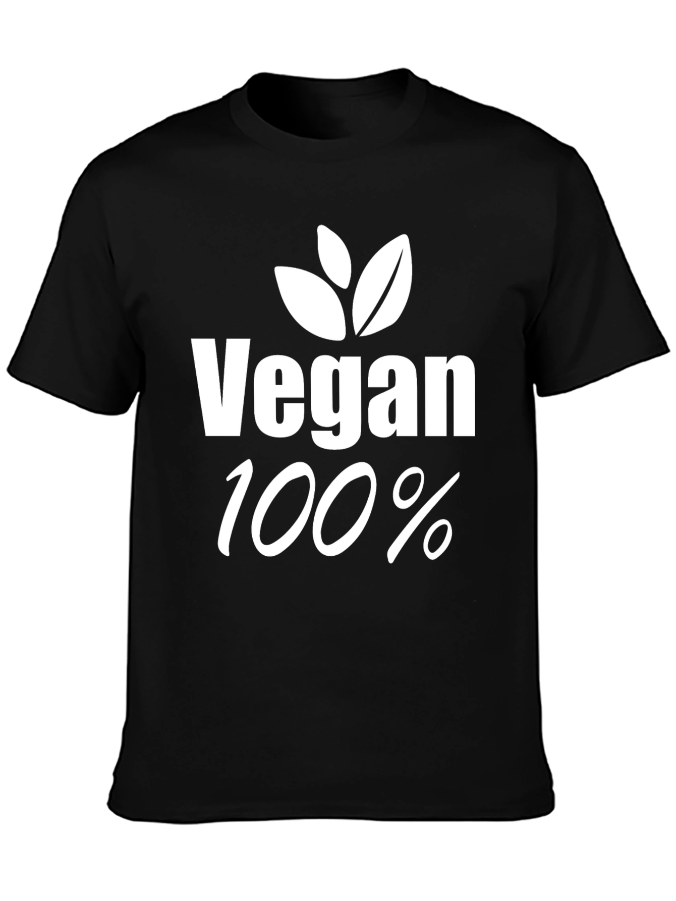 Vegan 100% T-Shirt - Black