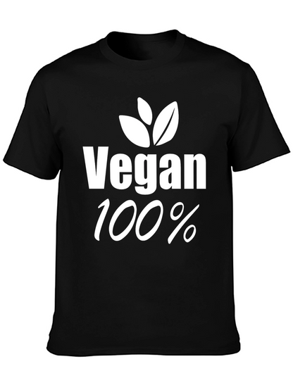 Vegan 100% T-Shirt - Black