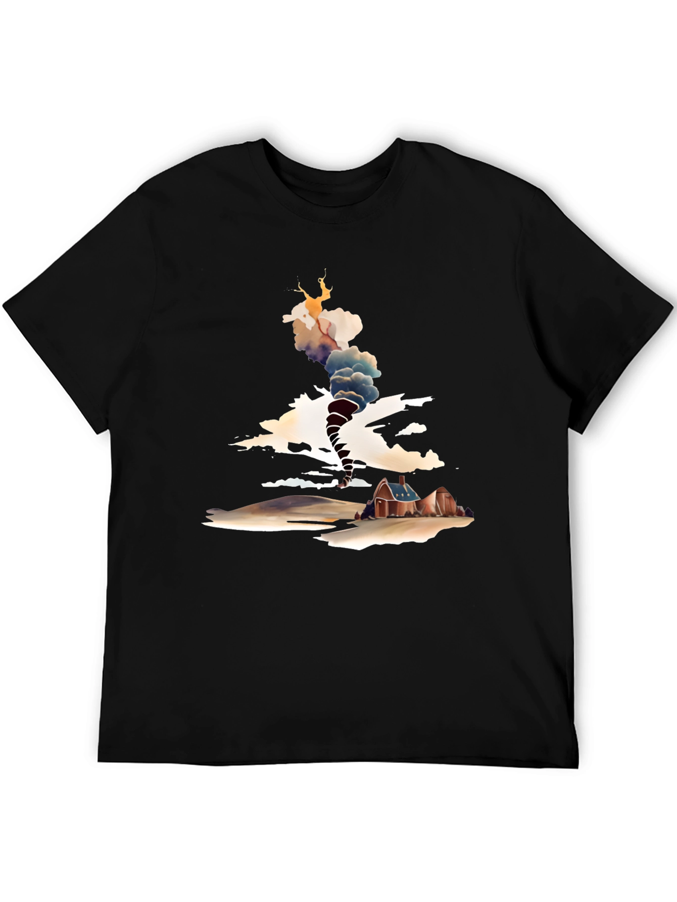 Tornado House Graphic Tee - Weather Inspired Design
